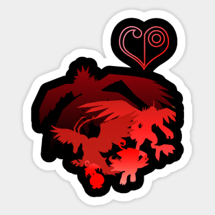 Crest of Love Sticker